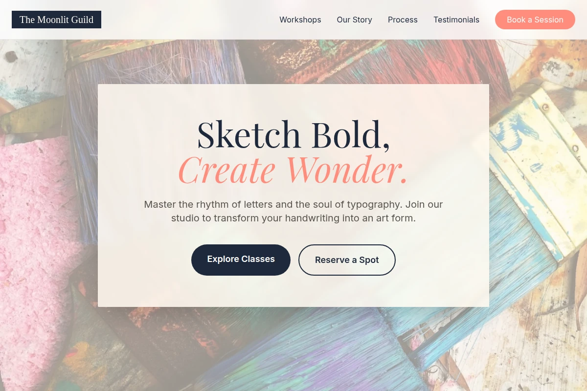 Typography Art Studio