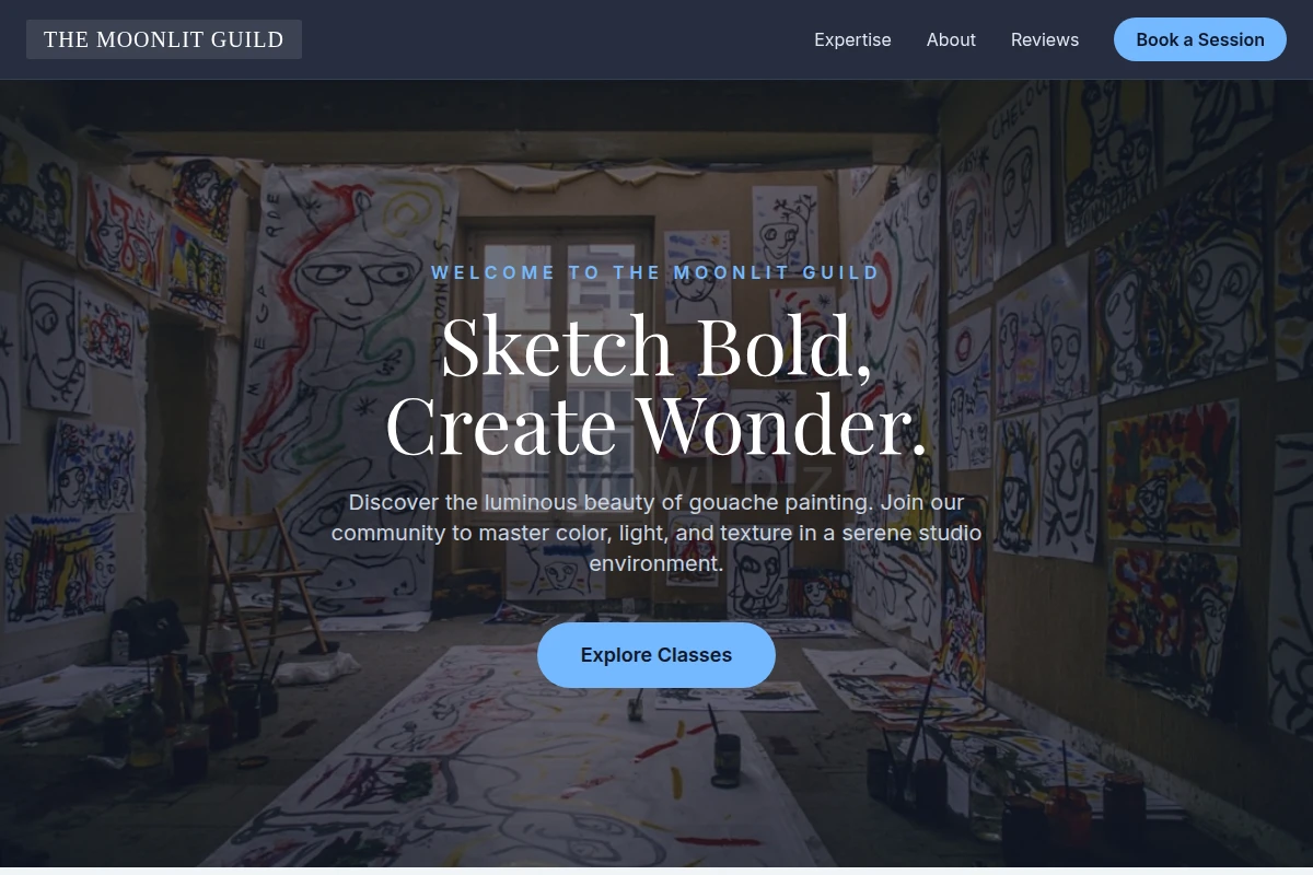 Gouache Art Studio